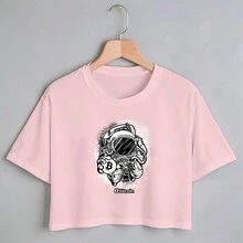 Women T-Shirts - Màu Hồng baby - Xem 1