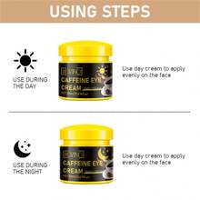 Rozino 2入組咖啡因眼霜，淡化眼圈呈現明亮水潤的眼神，滋養眼部周圍肌膚讓眼睛更明亮 - 白色 - 查看 7