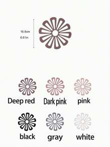 Creative Home Tấm lót ly chịu nhiệt rỗng hình quả mận dày có thiết kế treo, chịu được nhiệt độ cao, dễ lau chùi (Kích thước đồng đều, 2 chiếc đế lót ly màu sắc ngẫu nhiên) - Nhiều màu - Xem 6