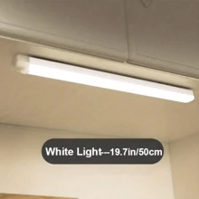 可充電LED夜燈，具備人體感應器和磁性無線照明，適合家居室內裝飾，廚房、樓梯、走廊和衣櫃等場所適用，發出溫暖和白色兩種燈光 - 白光 - 查看 10