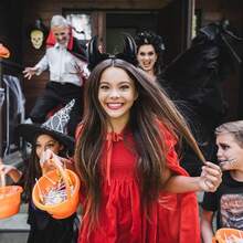 蜘蛛/恶魔角/蝙蝠/魔法帽，万圣节服装及配饰 - 万圣节，幽灵服装，万圣节服装及配饰和连体衣 - 彩色 - 查看 3