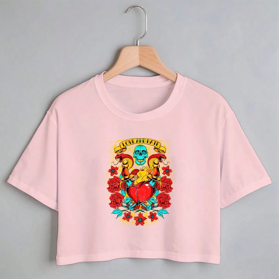 Women T-Shirts - 淺粉色 - 查看 1