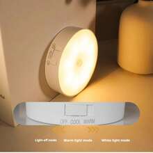 1pc Smart Motion Sensor Hallway Light With USB Charging, Magnetic Cabinet Light Stand For Night Markets And Bedside Tables - Multicolor - View 7