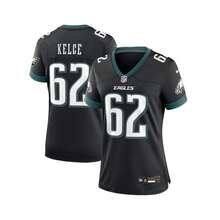 Nike Boyfriend Style Men's Jason Kelce Black  Alternate Game Jersey - Black - View 1