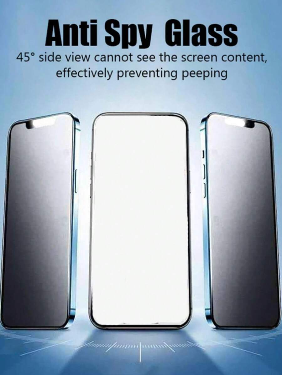3pcs Anti Glare Tempered Glass Front Film Phone Screen Protectors For