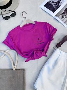 Women T-Shirts - 粉色 - 查看 4