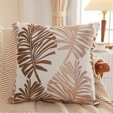 New INS Style Decorative Sofa Cushion Covers With Plant & Floral Patterns, Soft Cushion Pillowcases For Sofa, Bed Or Chair