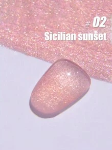 MIANEL 12 ML Serie rosa, blu, bianca e verde con smalto gel glitterato, nuova collezione 2025 Yun Brocade Diamond Gel Polish, colori più venduti in estate e primavera, adatti per unghie rosa, verdi, bianche, richiedono lampada UV per asciugatura, adatto per arte di unghie in salone e fai-da-te