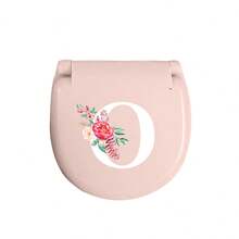 1入組裁縫工具箱，粉色花朵字母A-Z，初學者裁縫的絕佳禮物：1組便攜式小型裁縫套裝-可摺疊，DIY裁縫用品和配件，適用於旅行者和緊急衣服維修工具，迷你針盒便攜小針包裁縫工具組酒店用品 - 粉色 - 查看 30