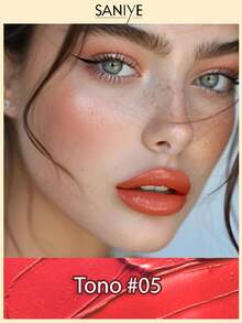 Labial líquido acabado velvet mate saniye luxe 12 tonos disponibles secado rapido larga duración - 05 - Ver 2