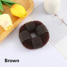 1 件女士发型制作器甜甜圈泡沫海绵大环发型工具头饰发型发饰，弹性发卷 DIY 按扣环塑形器甜甜圈发髻制作器泡沫发带，马尾辫夹发髻配件女士女孩发型设计工具，甜甜圈发髻制作器，芭蕾发髻制作器，袜子发髻制作器，甜甜圈发髻制作器，简易发髻制作器。 - 彩色 - 查看 9