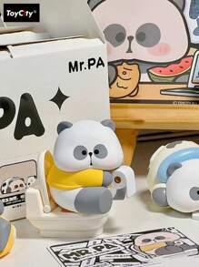 TOYCITY Toy City Mr. PA Teacher's Part-Time Week Series Toy, Cute Panda Figure For Anime Fans And Collectors - Mr. PA's Part-time Job Week - View 4