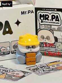 TOYCITY Toy City Mr. PA Teacher's Part-Time Week Series Toy, Cute Panda Figure For Anime Fans And Collectors - Mr. PA's Part-time Job Week - View 2