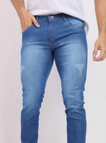 Men Jeans - Blue - View 9