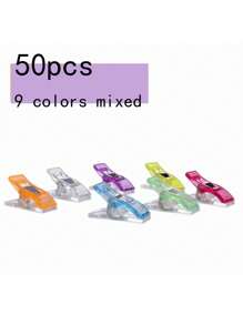 20/50/100 Stück weiße und rote Kunststoff Säumklammern Axtklemmen mit langem Schwanz starke Patchwork Positionierklammern 27*10 Schulanfang, Schulanfang, Schulmaterial - Verschiedenfarbig - Übersicht 15