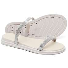 CS COMPRE SHOES Women Flat Sandals - 白色 - 查看 2