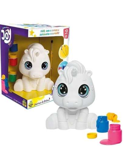 Unicórnio Bebê Para Colorir Pintar Educativo Infantil Menina