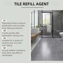White Waterproof Ceramic Tile Grout Sealer For Kitchen And Bathroom, Repairing And Renewing Sealant For Tile Gaps
