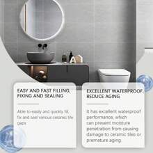 White Waterproof Ceramic Tile Grout Sealer For Kitchen And Bathroom, Repairing And Renewing Sealant For Tile Gaps