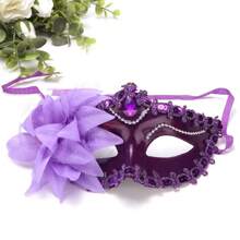 1 Mặt nạ Giáng sinh Halloween Venice thời trang mới Belle Sexy Ladies Mặt nạ công chúa hoa loa kèn lớn Mặt nạ làm đẹp mềm mại đàn hồi, Giáng sinh - Nhiều màu - Xem 18