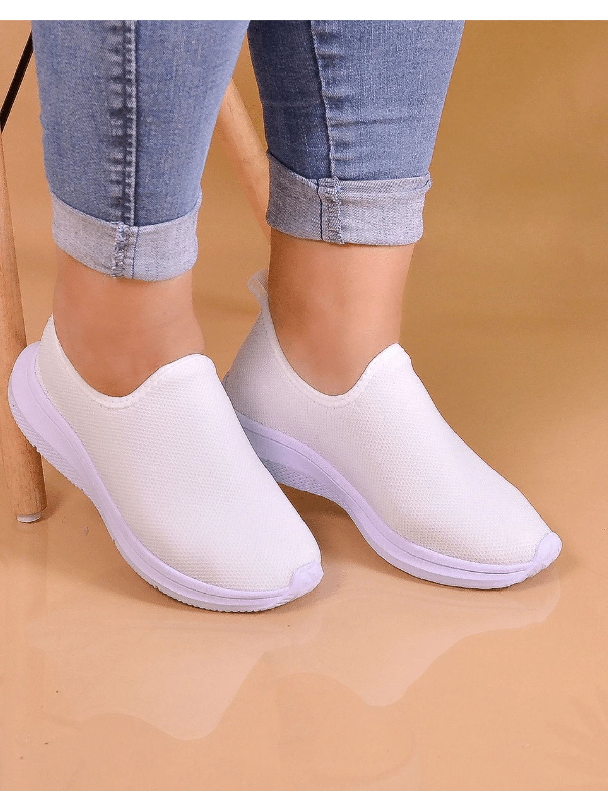 Women Casual Shoes - 白色 - 查看 1