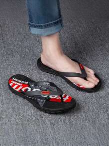QuickSurf Dép xỏ ngón đi biển lướt sóng cho nam, thoáng khí, chống trượt, nhanh khô, dép đi trong nhà thường ngày - màu đen - Xem 5