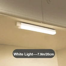 可充電LED夜燈，具備人體感應器和磁性無線照明，適合家居室內裝飾，廚房、樓梯、走廊和衣櫃等場所適用，發出溫暖和白色兩種燈光 - 白光 - 查看 12