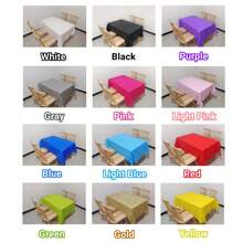 1 pezzo Tovaglia di plastica usa e getta, di forma rettangolare, adatta per feste di compleanno, baby shower, matrimoni, feste a tema marino e giornate dedicate al ritorno a scuola e San Valentino, disponibile in vari colori