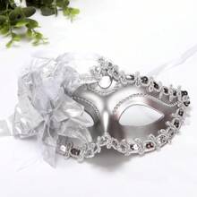 1 Mặt nạ Giáng sinh Halloween Venice thời trang mới Belle Sexy Ladies Mặt nạ công chúa hoa loa kèn lớn Mặt nạ làm đẹp mềm mại đàn hồi, Giáng sinh - Nhiều màu - Xem 16