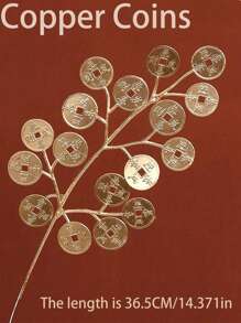 5 件金色人造花束适用于家居装饰新年圣诞派对装饰 DIY 花瓶饰品植物配件、情人节、礼物