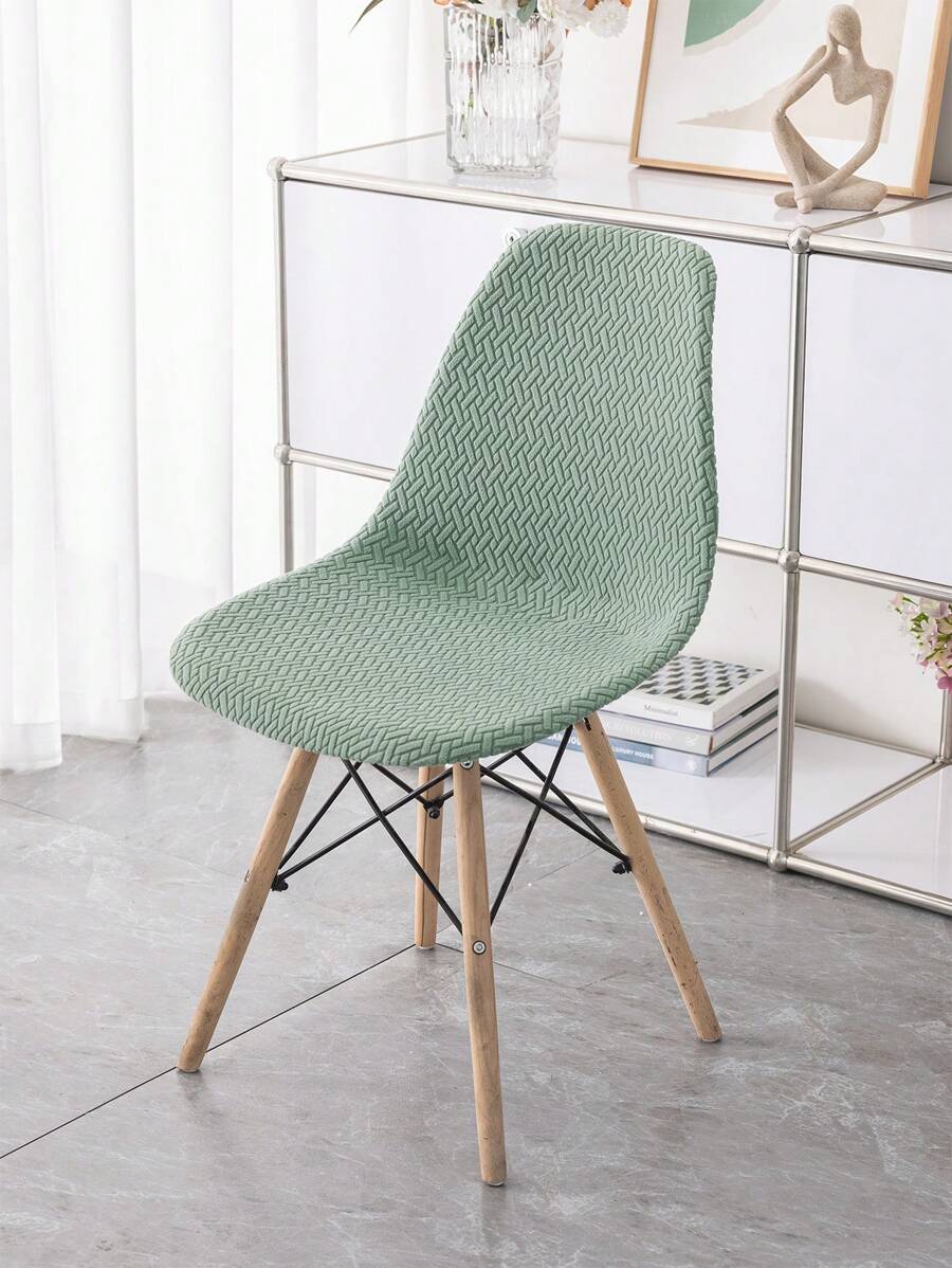 1件/2件/4件装抽象格子图案椅套，全包覆式弹力餐椅套，通用家居装饰，四季皆宜，耐磨防污防猫抓，加厚防尘，高弹力