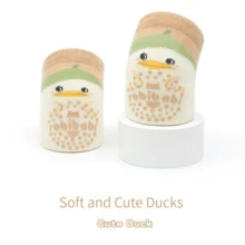 2 piezas Conjunto de rodilleras y coderas con diseño de dibujos animados y calentadores de piernas antideslizantes, para bebés y niños pequeños que gatean - Multicolor - Ver 13