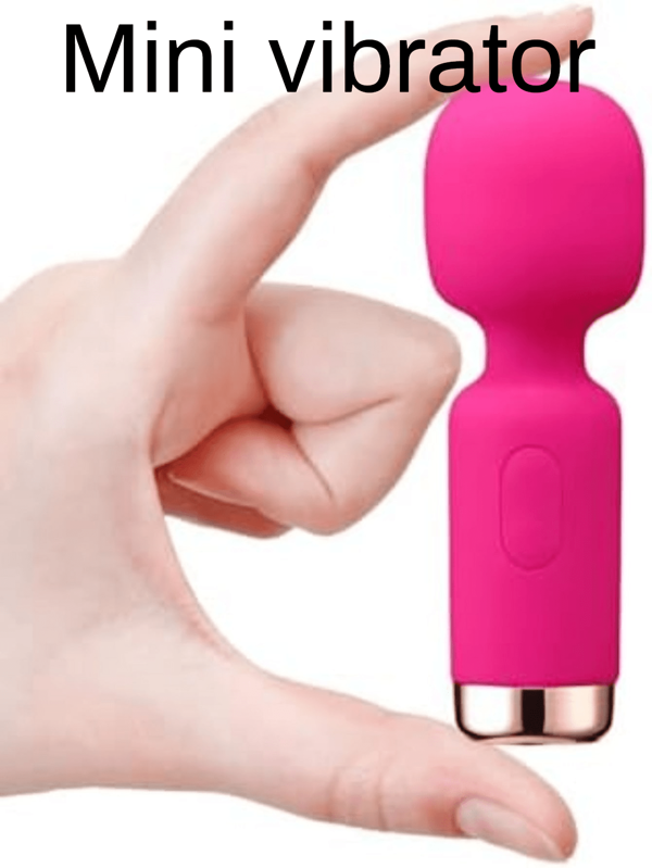 Minivibrador, empaquetado de forma discreta, con estimulador del clítoris femenino, juguetes sexuales para mujeres, varita mágica para masturbación de adultos de silicona erótica