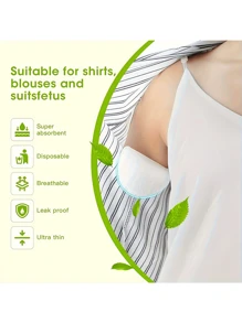 6pcs/10pcs Oversized Inner Leg Covers, Neutral Elastic Thigh Protector To Prevent Walking Abrasions, Thigh Abrasion Stickers, Four Seasons, (Random Color) Underarm Sweat Pads, Washable Sweat Absorbent Covers, Dress Sweat Pads, Absorbent Deodorant Pads, Anti-Walking Chest Breast Patches, Sticky Pacifier Patches, Anti-Bump And Anti-Leakage Stickers
