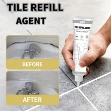 White Waterproof Ceramic Tile Grout Sealer For Kitchen And Bathroom, Repairing And Renewing Sealant For Tile Gaps