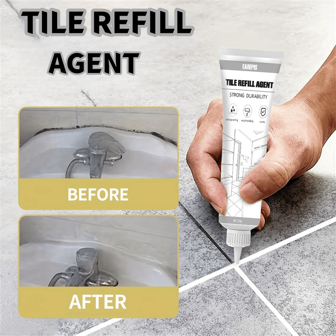 White Waterproof Ceramic Tile Grout Sealer For Kitchen And Bathroom, Repairing And Renewing Sealant For Tile Gaps