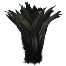 15Pieces 25-30CM Colored Artificial Rooster Feathers Crafts Sewing DIY Carnival Costume Plume Wedding Dresses Handmade Accessories Party Home Decoration - Multicolor - View 5