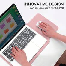 1pc Sleeve Bag For Laptop, 12/13/14/15/16 Inch,  Laptop Liner Bag, Bag Accessories For  Air/ Pro/ - Pink - View 3