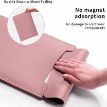 1pc Sleeve Bag For Laptop, 12/13/14/15/16 Inch,  Laptop Liner Bag, Bag Accessories For  Air/ Pro/ - Pink - View 5