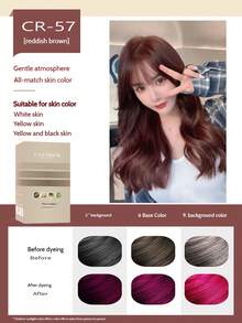 Crema de tinte CAYIROM grande con doble empaque para acondicionar el cabello sin amoniaco para cabello blanco, cobertura gris de cera de color de cabello, colores de superior en verano con conjunto de herramientas de teñido, crema de tinte de esencia de planta, productos para el cabello adecuados para TODOS los tipos de cabello en salón de belleza y DIY hogar especial - Multicolor - Ver 13