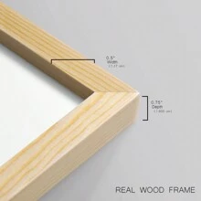 William Morris Framed Print CXXVI  Ready To Hang  - Solid Wood Framed - Made In USA - WM25 - View 3