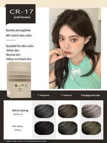 Crema de tinte CAYIROM grande con doble empaque para acondicionar el cabello sin amoniaco para cabello blanco, cobertura gris de cera de color de cabello, colores de superior en verano con conjunto de herramientas de teñido, crema de tinte de esencia de planta, productos para el cabello adecuados para TODOS los tipos de cabello en salón de belleza y DIY hogar especial - Multicolor - Ver 8