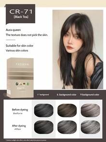 Crema de tinte CAYIROM grande con doble empaque para acondicionar el cabello sin amoniaco para cabello blanco, cobertura gris de cera de color de cabello, colores de superior en verano con conjunto de herramientas de teñido, crema de tinte de esencia de planta, productos para el cabello adecuados para TODOS los tipos de cabello en salón de belleza y DIY hogar especial - Multicolor - Ver 5