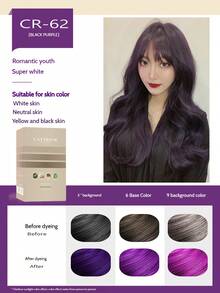 Crema de tinte CAYIROM grande con doble empaque para acondicionar el cabello sin amoniaco para cabello blanco, cobertura gris de cera de color de cabello, colores de superior en verano con conjunto de herramientas de teñido, crema de tinte de esencia de planta, productos para el cabello adecuados para TODOS los tipos de cabello en salón de belleza y DIY hogar especial - Multicolor - Ver 6