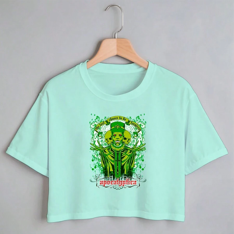Women T-Shirts - 薄荷綠 - 查看 1