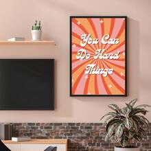 6pcs/Set Retro Growth Mindset Classroom Poster, Groovy Classroom Decor, Inspirational Poster Bundle, Inclusion Posters, Motivational Prints - Multicolor - View 8