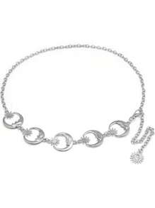 Phụ Nữ Mặt Trăng & Ngôi Sao Trang Trí Dây Chuyền Thời Trang Dây Trang Trí Hàng Ngày - Vàng - Xem 5