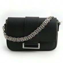 1pc Women's Five Rows Chain Bag Hardware DIY Handmade Electroplated Versatile Purse Chain - Silver - View 4