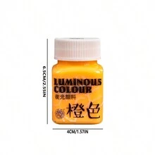 Glow-In-The-Dark Acrylic Fluorescent Paint, Super Bright Glow Liquid For DIY Handpainted Textile - Multicolor - View 9