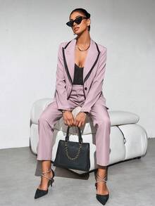 Conjuntos de trajes para mujer - Rosa - Ver 8